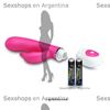 Vibrador con estimulador de clitoris y control mediante VOZ